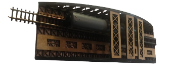 Twin Track N Gauge Bowstring Bridge